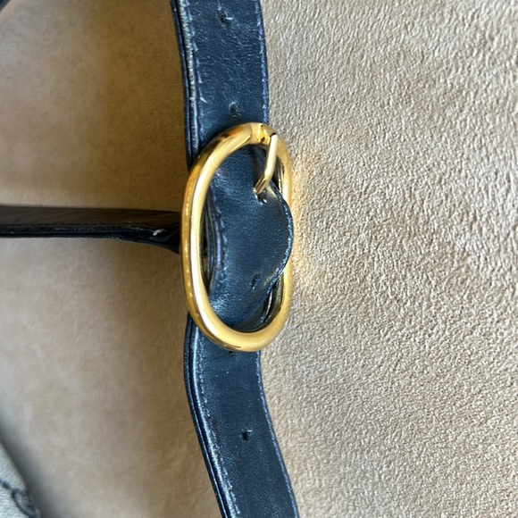 Gucci Monogram Canvas and Leather Shoulder Bag - Picture 8 of 12